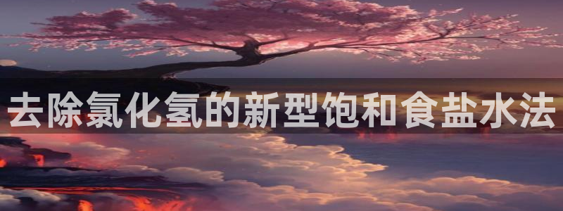 威九国际可以退钱吗怎么退款：去除氯化氢的新型饱和食盐水法